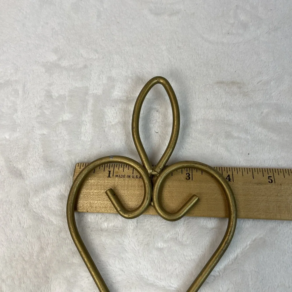 VTG Brass Wall Sconce Candle Holders Pair 8.25